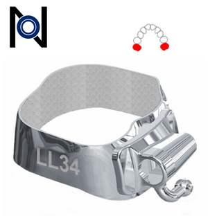 Microetched 2nd Molar Bands